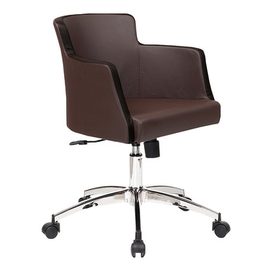 Stravon Tek Kollu Krom Yıldız Ayaklı Çalışma Koltuğu - Çalışma Koltukları