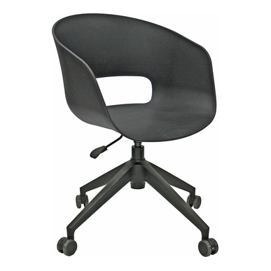 tereos plus siyah gövde 4lü plastik ayak çalışma koltuğu