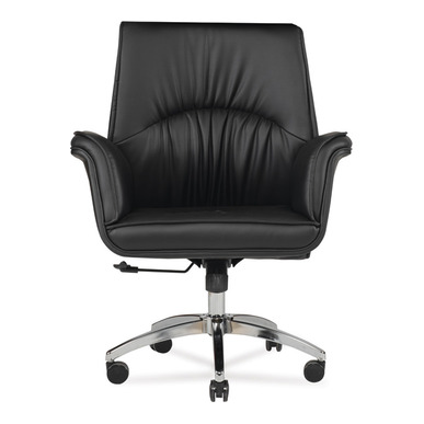 tormenta deri döşemeli krom ayak şef koltuğu