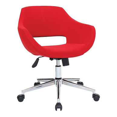 Valmira Tek Kollu Krom Yıldız Ayaklı Çalışma Koltuğu - Çalışma Koltukları