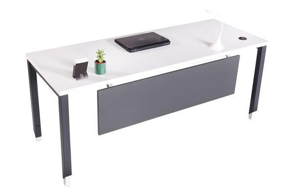 aveon metal ayaklı çalışma masası 140cm