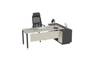 Aveon Sol Etajerli Personel Masası 220cm - Çalışma Masaları