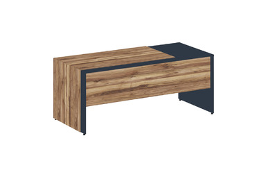 Buwo Ahşap Modern Müdür Masası 180Cm - Çalışma Masaları