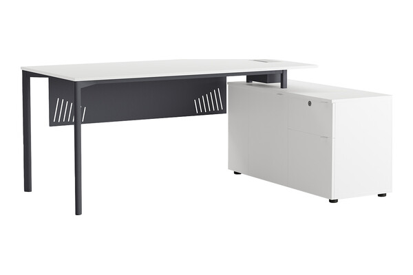 exelis etajerli ofis masası