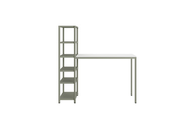 Jala Modern Kitaplıklı Yüksek Ofis Masası 200cm - küçük detay görsel 2 - Çalışma Masaları