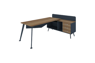 Nila Yönetici Masası 180cm - küçük detay görsel 2 - Çalışma Masaları