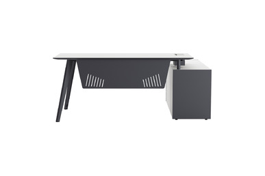 Ploi Etajerli Ofis Masası - küçük detay görsel 2 - Çalışma Masaları