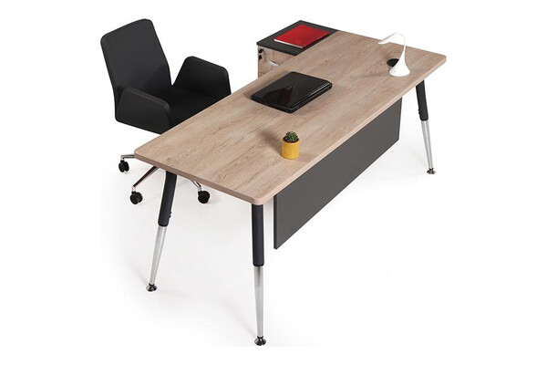 toucher etajerli yönetici masası 180cm