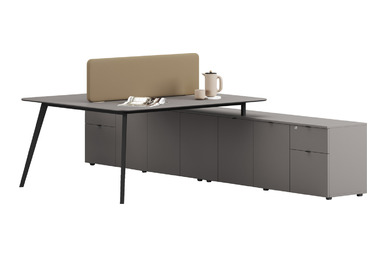 bladework silver 160cm etajerli ikili çalışma grubu 182cm