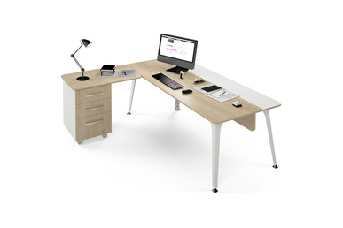 Centra Ek Sol Etajerli Personel Masası 140cm