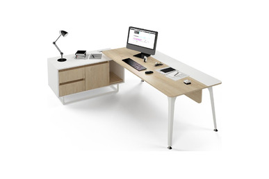 Centra Sol Etajerli Personel Masası 220cm