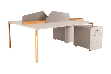 diona etajerli ikili çalışma masası 165cm