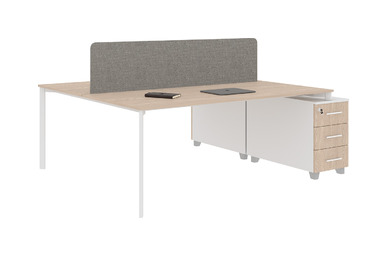 eflorant konsollu kumaş seperatörlü 200cm çalışma grubu