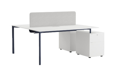 exeliswork etajerli ikili çalışma masası