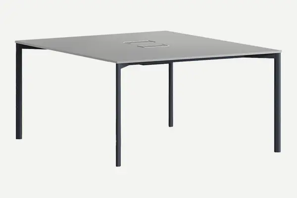 Exeliswork Metal Dört Ayaklı İkili Workstation 120cm