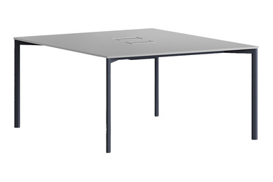 Exeliswork Metal Dört Ayaklı Ikili Workstation 160cm - Çoklu Çalışma Masaları