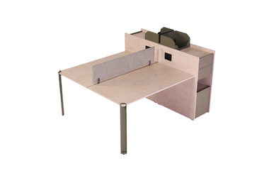 Ferrum Ikili Ofis Çalışma Masası 160cm - küçük detay görsel 2 - Çoklu Çalışma Masaları