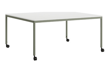 jala tekerlekli ikili çalışma masası 120cm