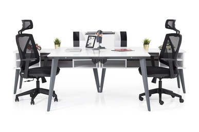 Mentallywork Çalışma Grubu 160cm - küçük detay görsel 2 - Çoklu Çalışma Masaları