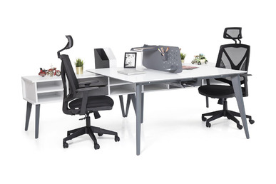 Mentallywork Çalışma Grubu 160cm - Çoklu Çalışma Masaları