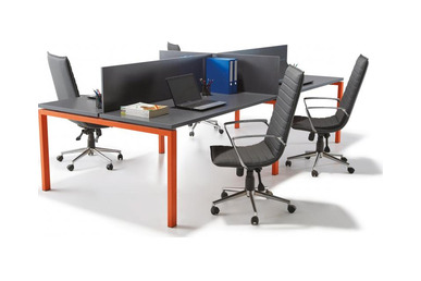 Ostiawork 6 Ayaklı Workstation 240cm - Çoklu Çalışma Masaları