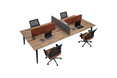 Panawork Konforlu Dörtlü Çalışma Grubu 320cm - küçük detay görsel 2 - Çoklu Çalışma Masaları