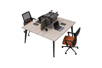 Panawork Konforlu Ikili Çalışma Grubu 140cm - küçük detay görsel 2 - Çoklu Çalışma Masaları