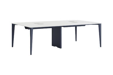 powerwork metal dört ayaklı dörtlü workstation 240cm