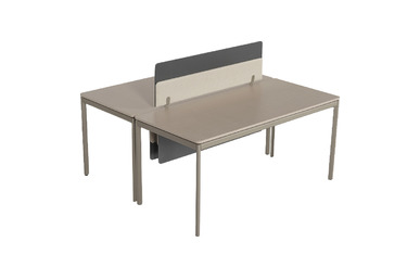 Prexawork Modern Ikili Çalışma Grubu 140cm - Çoklu Çalışma Masaları