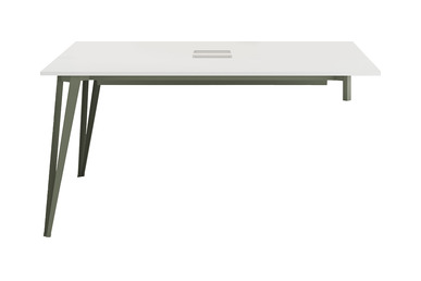 Sable Iklili Çalışma Masası 2 Ayak 140cm - küçük detay görsel 2 - Çoklu Çalışma Masaları