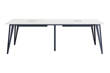 sablework metal ayaklı dörtlü çalışma grubu 360cm - küçük detay görsel 2