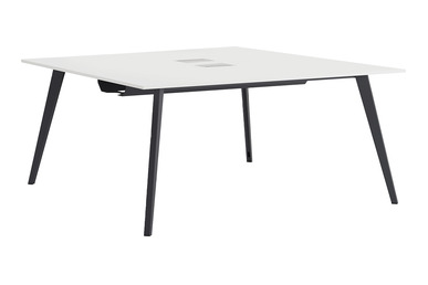 Vegawork Metal Dört Ayaklı Ikili Workstation 140cm - Çoklu Çalışma Masaları