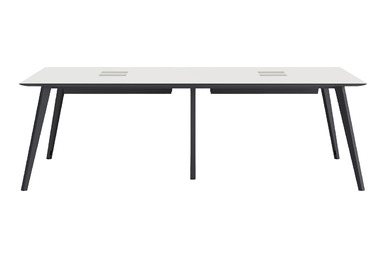 Vegawork Modern Metal Ayaklı Dörtlü Workstation 240cm - küçük detay görsel 2 - Çoklu Çalışma Masaları