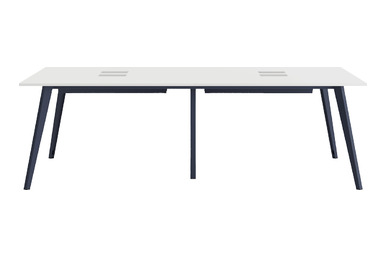vegawork modern metal ayaklı dörtlü workstation 320cm - küçük detay görsel 2