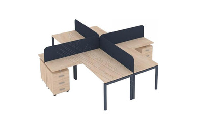 Vinna Dörtlü Workstation - Çoklu Çalışma Masaları