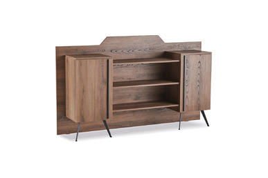 altevo modern metal ayaklı yönetici dolabı