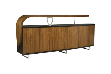 atlanta krom detaylı makam konsolu