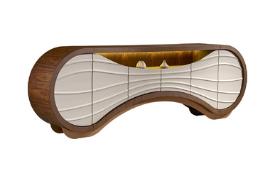 dark dekoratif tasarım makam dolabı - küçük detay görsel 2