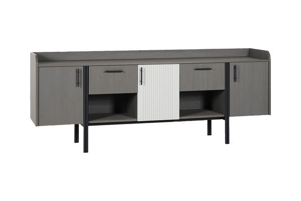 fenda raf detaylı tasarım yönetici dolabı