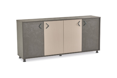 garneta ahşap modern yönetici dolabı