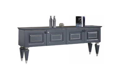 grade krom ayaklı lake konsol