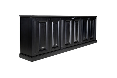 grade siyah krom makam küçük alt dolap