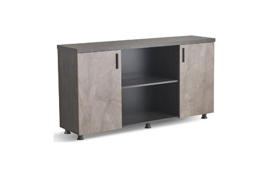 kong ahşap raflı müdür dolabı