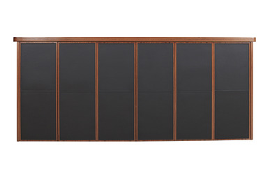 Leather Cilalı Derili Makam Dolap - Dolaplar