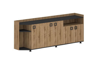 livorno melamin modern yönetici dolabı