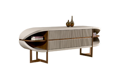 rasol ahşap işlemeli makam dolabı