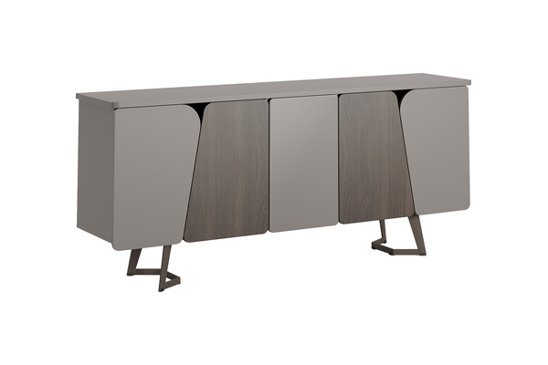 rubble metal ayaklı modern yönetici dolabı