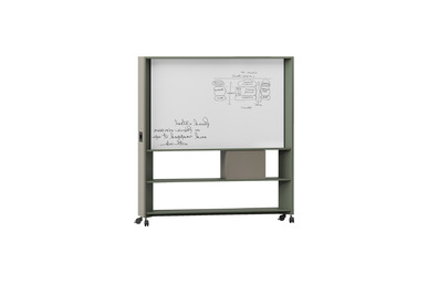 tochos dekoratif yazı tahtalı ofis dolabı