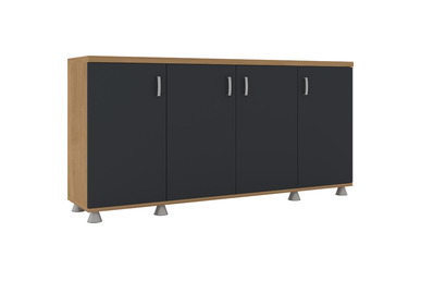 upsilon ahşap dosya dolabı