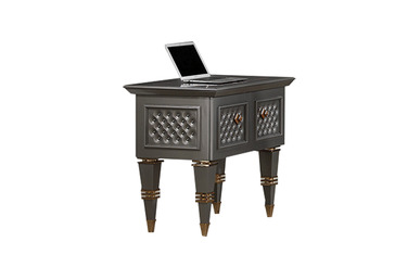 Berang Bronz Metal Lake Makam Etajeri - Etajerler